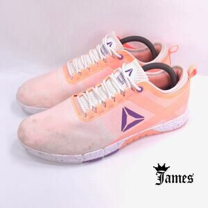 Reebok Crossfit Grace Lace Up Athletic Shoes Womens Size 8.5 EG9103 Orange